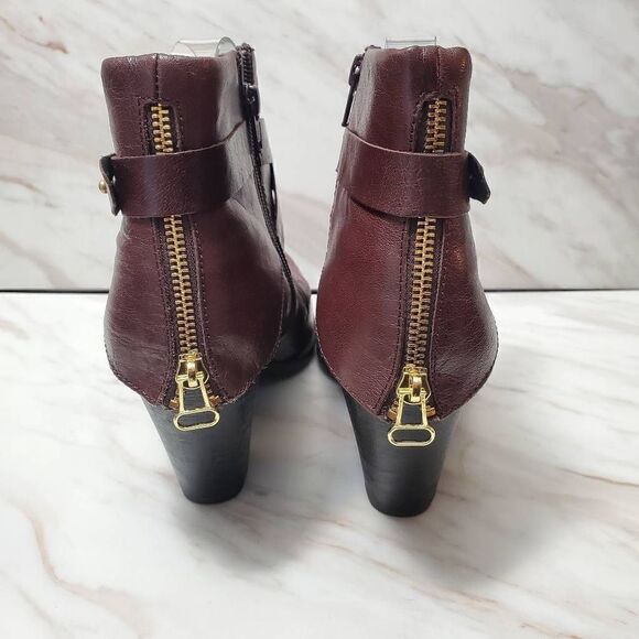B.o.c. Women's Brown Richardson Leather Ankle Booties Size 9 - Picture 4 of 8